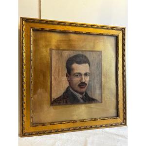 Portrait Painting Of Jean Isidore, Born In 1898, Died In 1967.