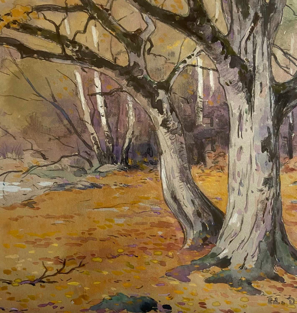 Drawing By Edouard Doigneau -photo-3