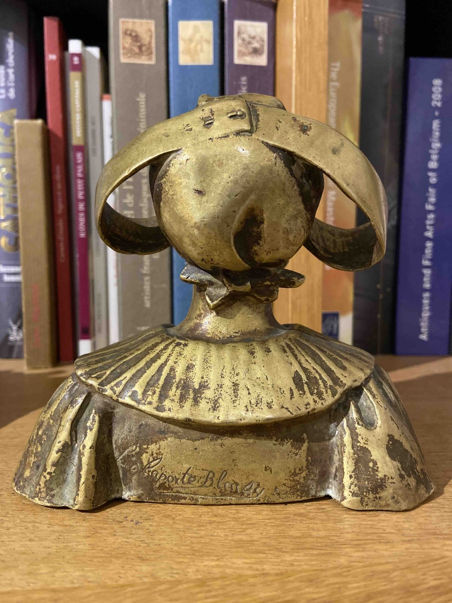 Buste en bronze de LAPORTE-BLAIRSY-photo-3