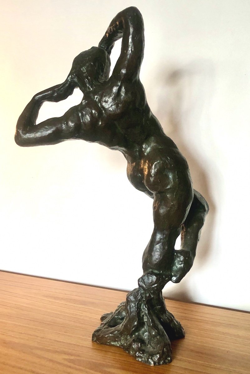 Jacques Gestalder (1918-2006) Very Large Bronze Sculpture-photo-1