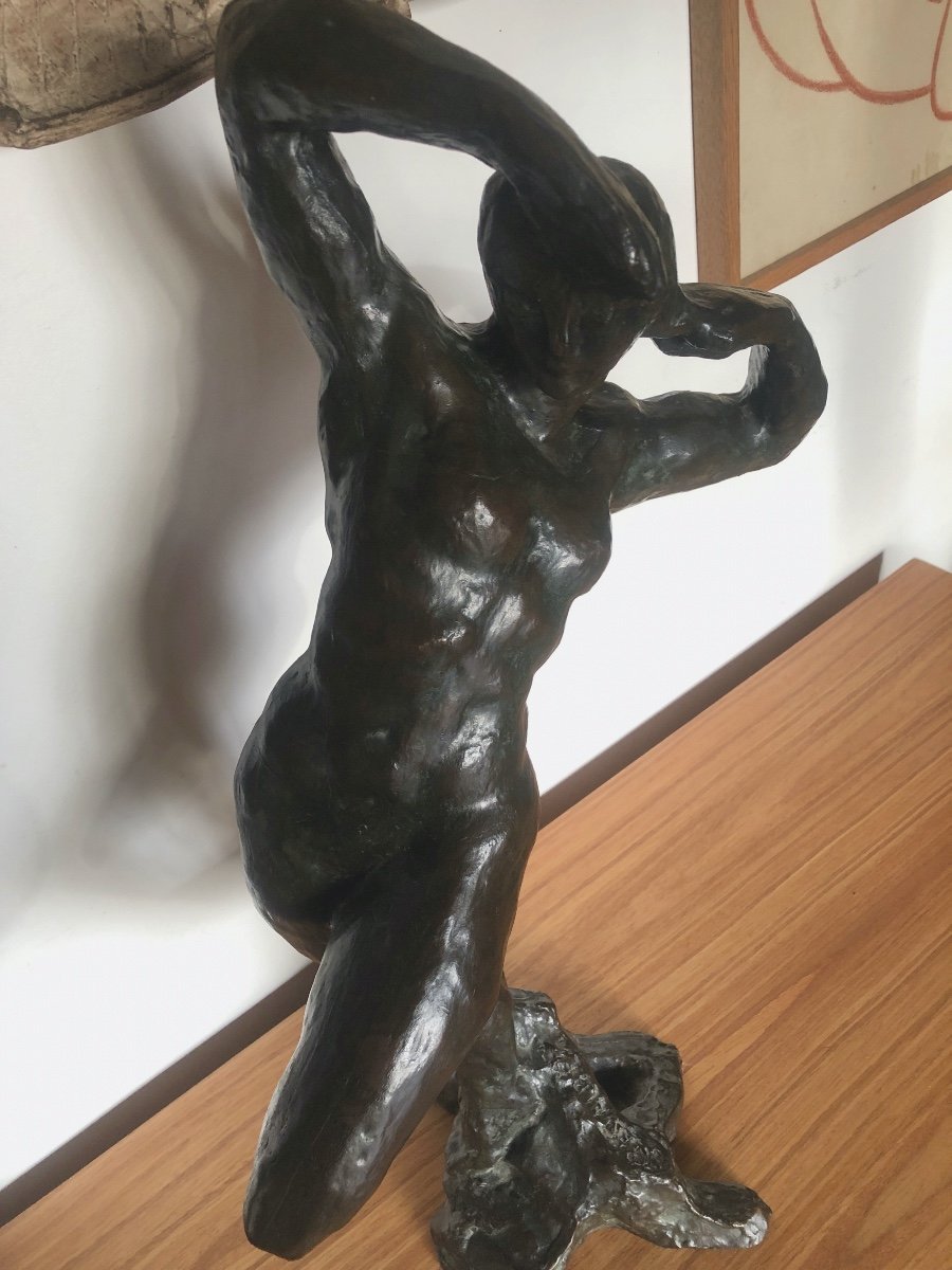Jacques Gestalder (1918-2006) Very Large Bronze Sculpture-photo-4