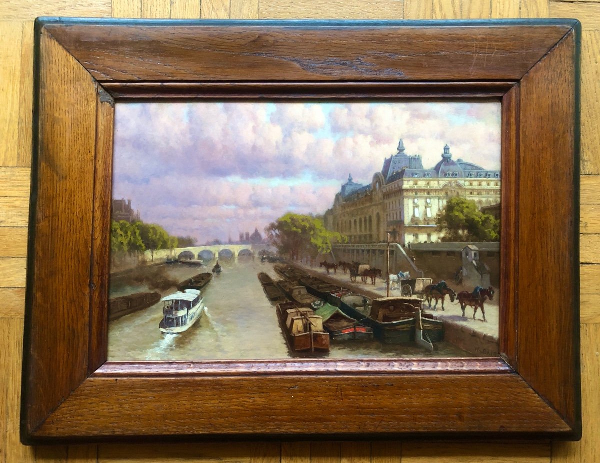 William Baptiste Baird (1847-1917)  Gare d'Orsay à Paris En 1914, peintre américain -photo-2