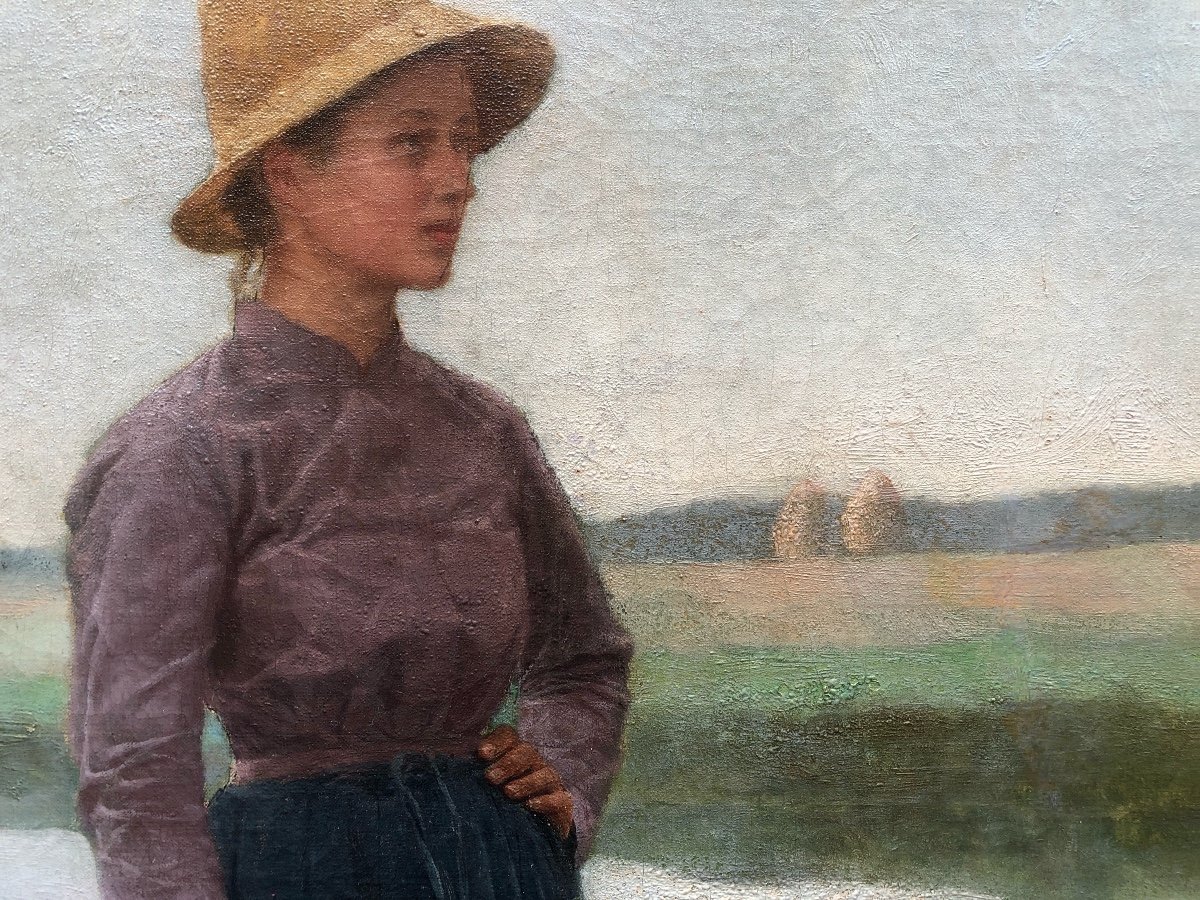Philippe Parrot (1831-1894) Femmes Au Bord Du Fleuve 1887, Peintre Aux Musées-photo-5