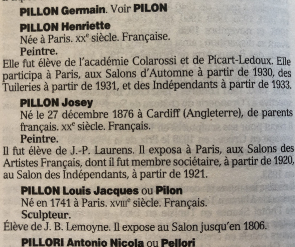 Josey  Pillon (1876- ?) Marine  Début XX Siècle  Art Nouveau-photo-2