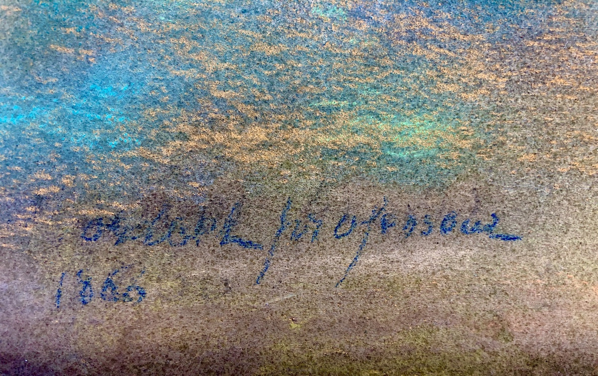 Nature Morte Aux Fraises, 1860, Signature à Déchiffrer I-photo-4
