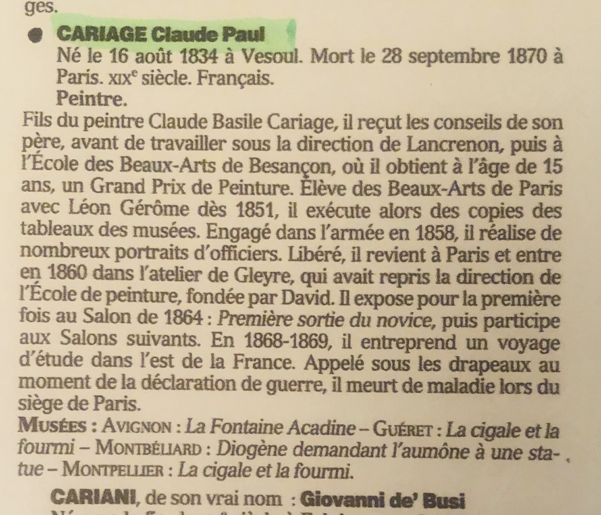 Claude Paul Cariage (1834-1870)  Amour piqué par une abeille,  XIX siècle-photo-5
