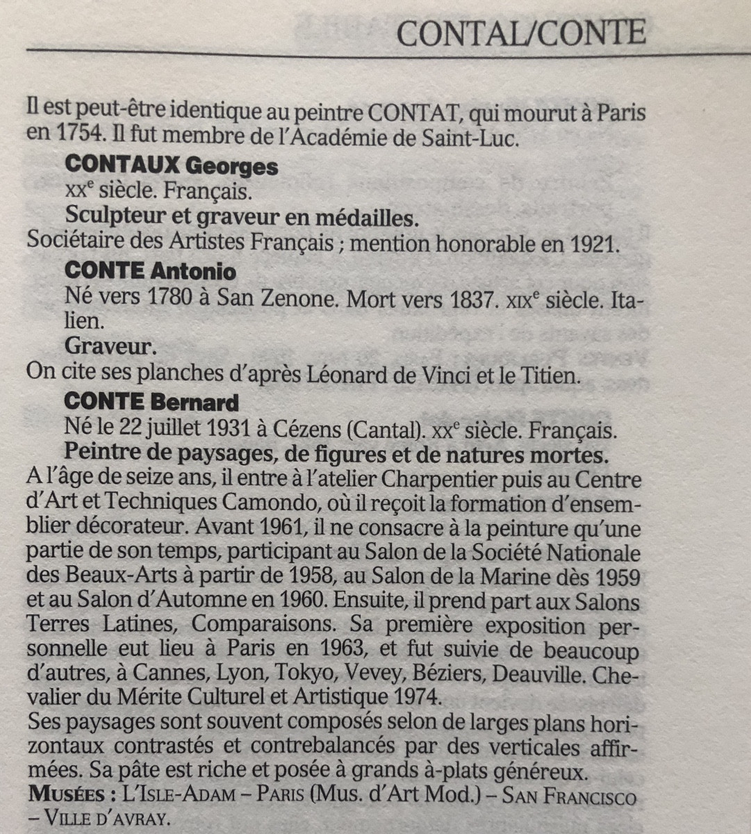 Georges Contaux (1891-1984) Portrait Of A Man In 1918 -photo-3