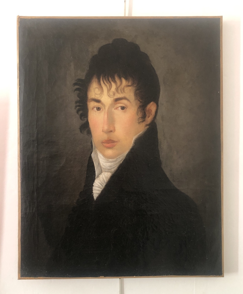 Portrait Of A Man, Early 19th Century, Empire Period, Oil On Canvas