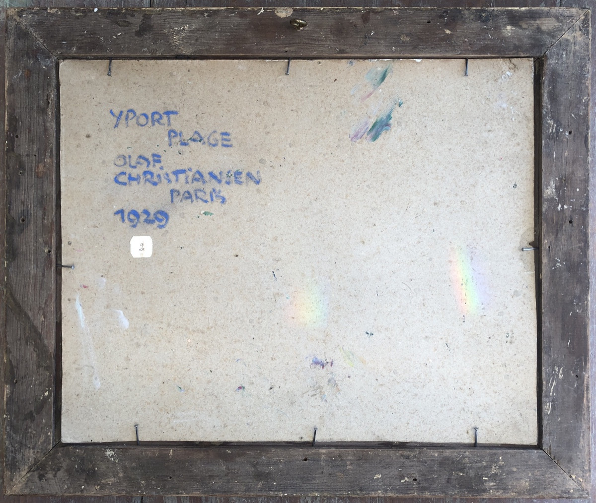 Olaf Christiansen  (1901-1990)  Yport en Normandie 1929-photo-3