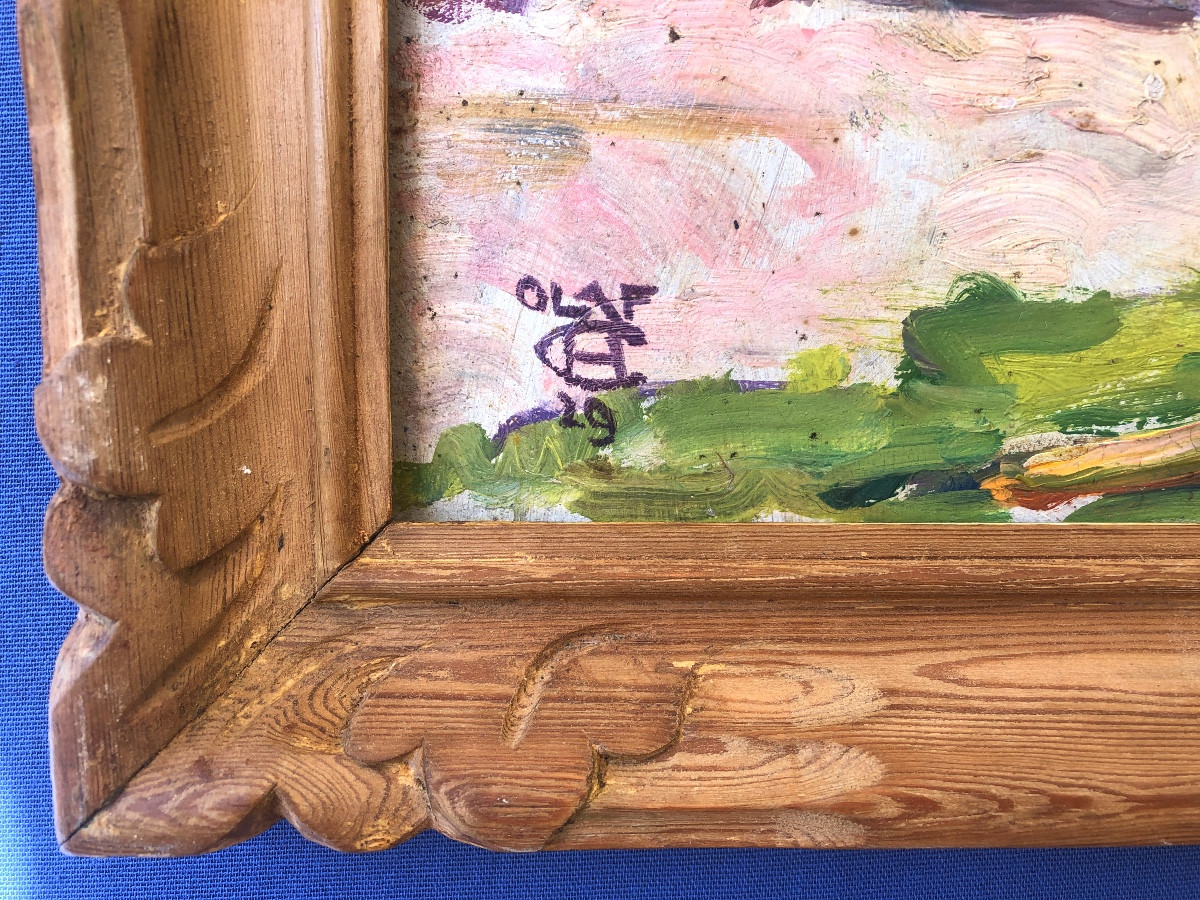 Olaf Christiansen  (1901-1990)  Yport en Normandie 1929-photo-1