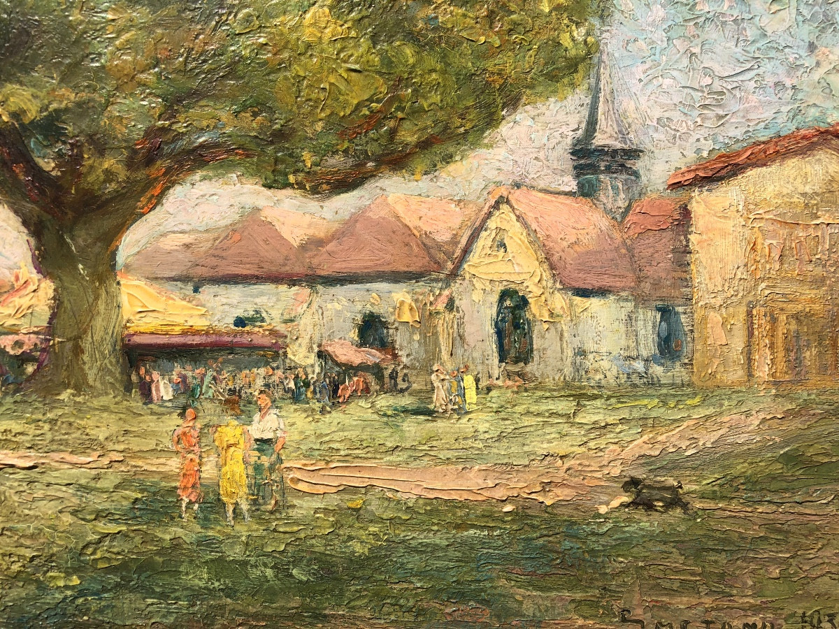 Leopold Smetana 20th Century, Village Festival, Bouilly In 1937-photo-1