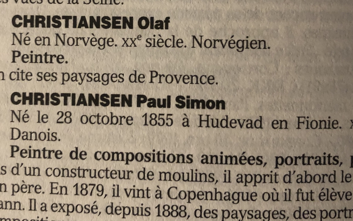  Olaf Christiansen  (1901-1990)  Yport- Duglé en Normandie 1929-photo-1