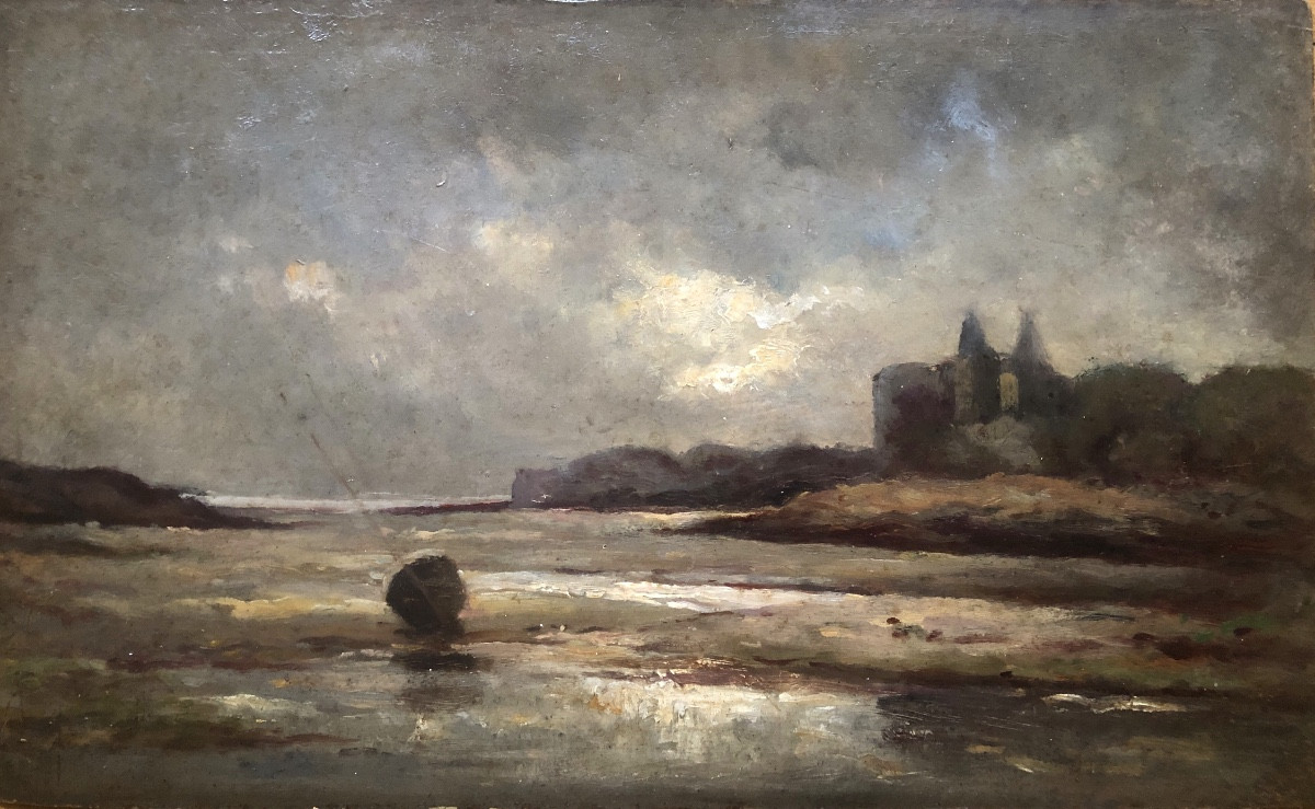 François Bournichon, 19th Century, Double-sided Marine Marine-photo-2