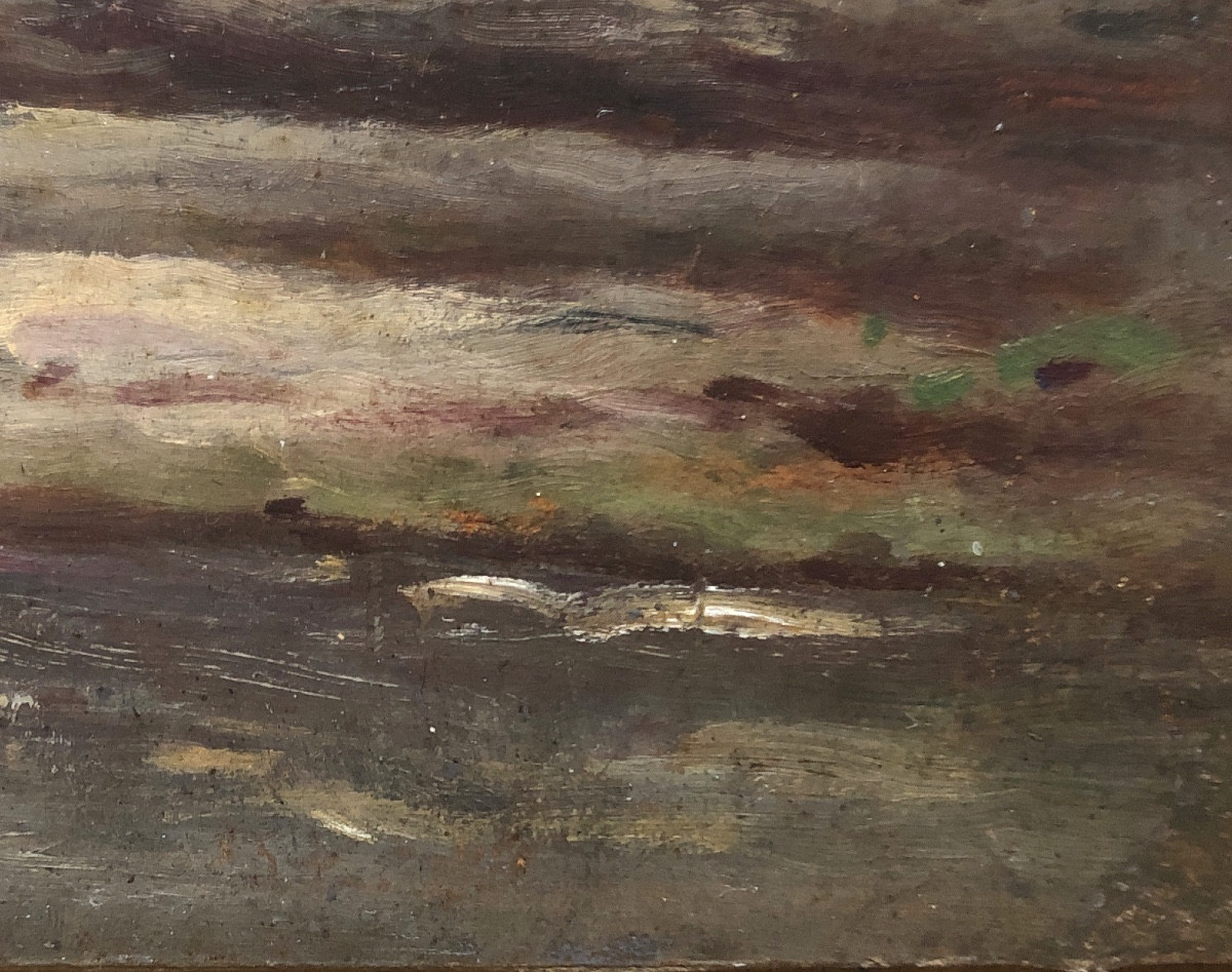 François Bournichon, 19th Century, Double-sided Marine Marine-photo-3