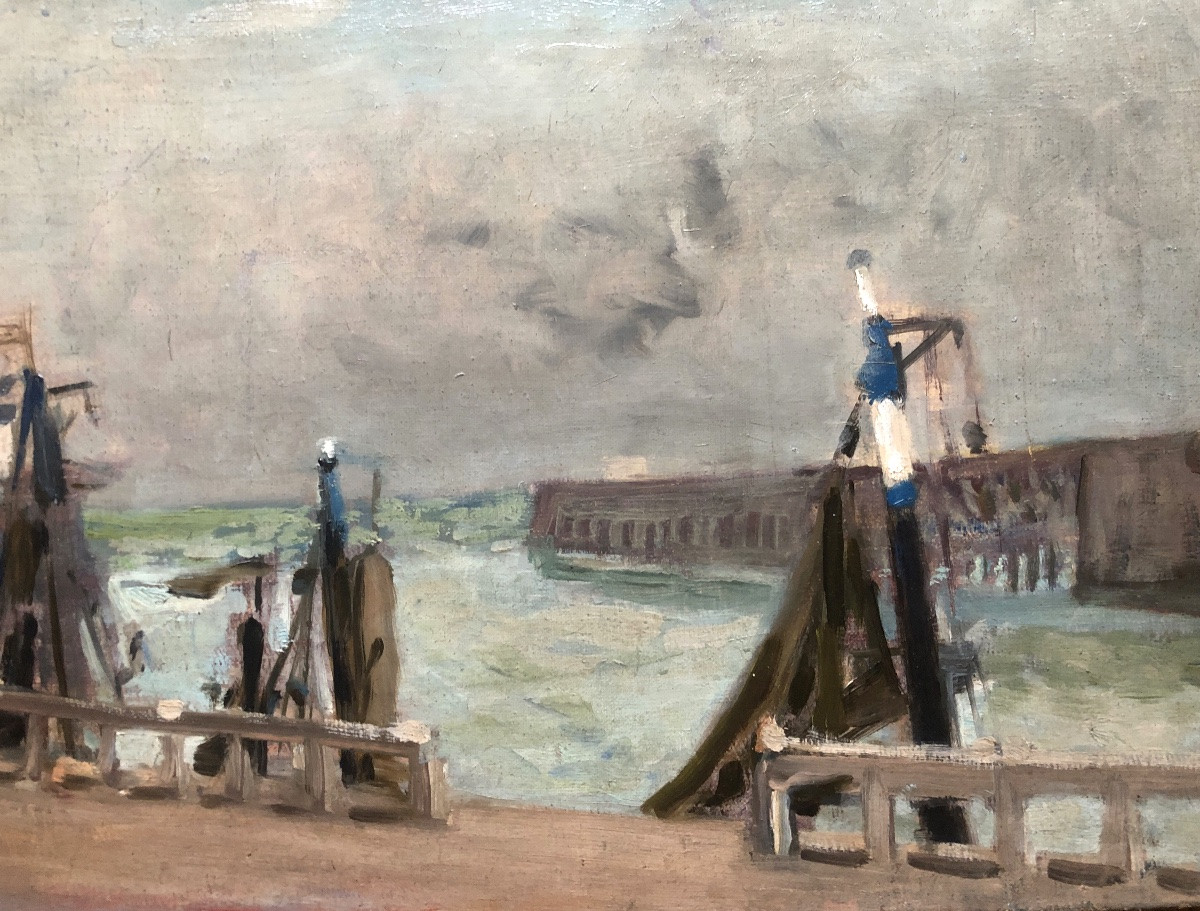 Alexandre Garbell (1903-1970) Tréport en Normandie c: 1930-photo-3