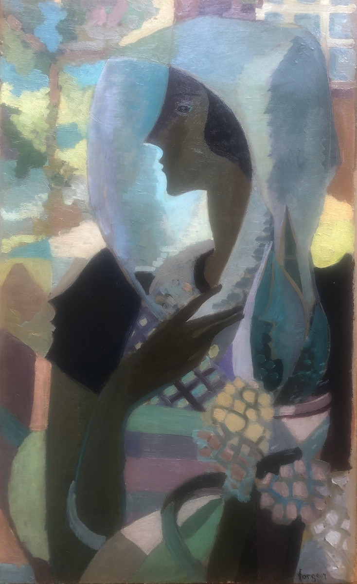 Ernest Forgeur (1897-1961) Woman And Child, 1940