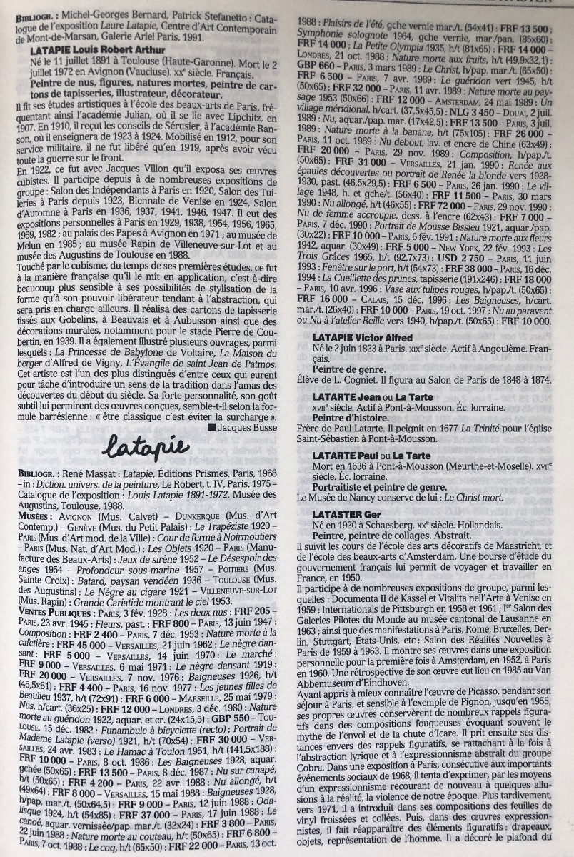 Louis Latapie (1891-1972) Cubist Nude Woman, Early 20th Century-photo-1