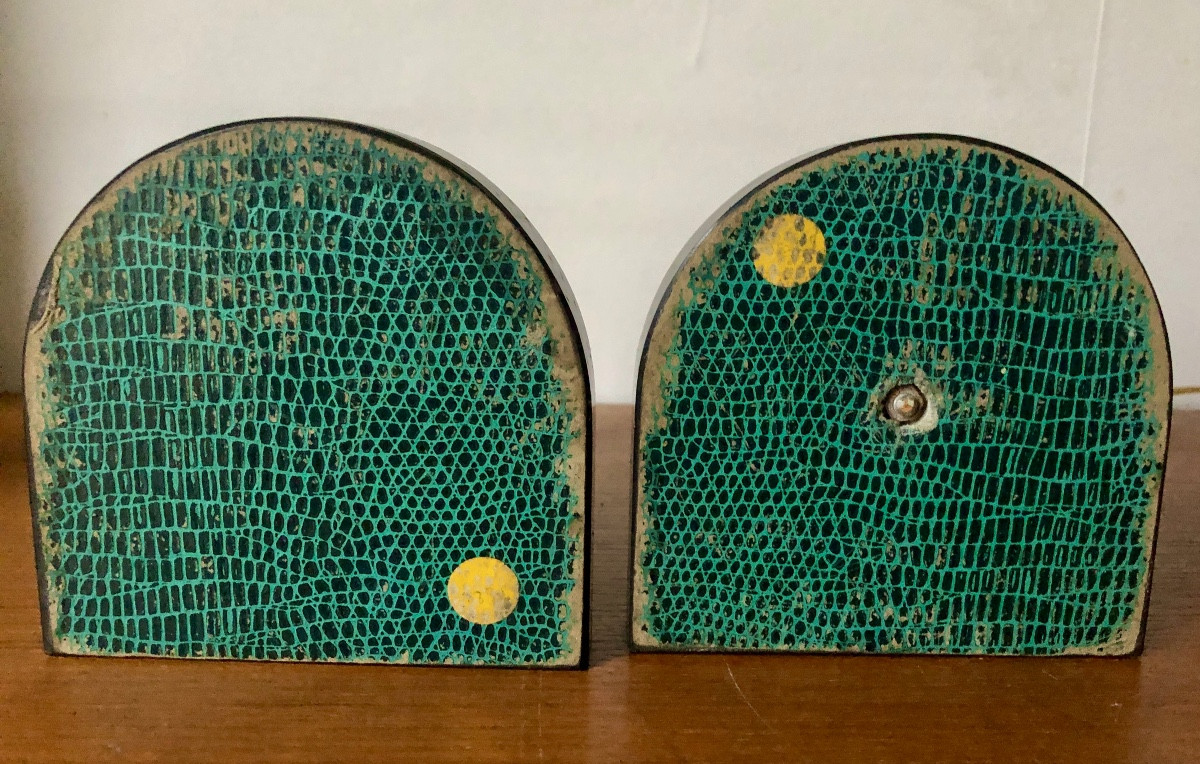  Mangbetu Bookends, The Black Cruise Citroën 1924-1925, Art Deco-photo-1