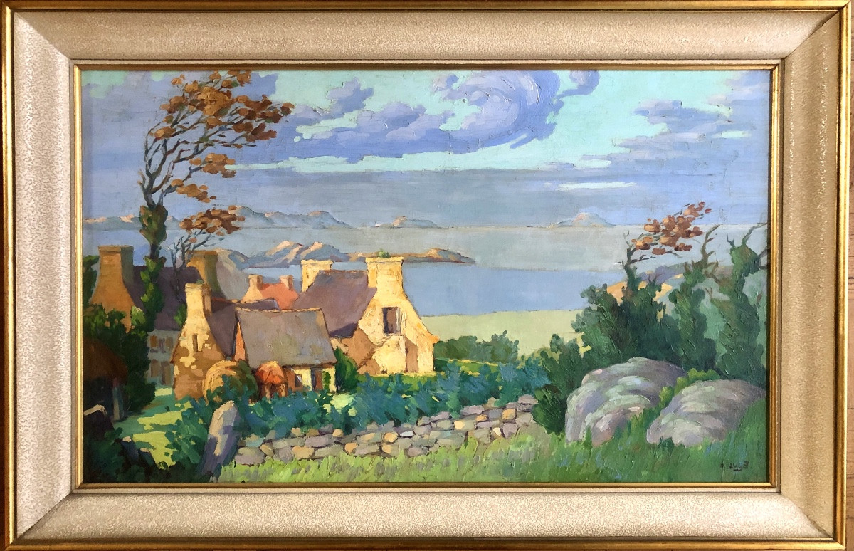 A. Guyot, The Bay Of Trégastel And The Seven Islands At The Beginning Of The 20th Century-photo-3