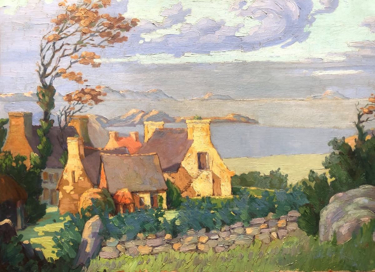 A. Guyot, The Bay Of Trégastel And The Seven Islands At The Beginning Of The 20th Century-photo-2