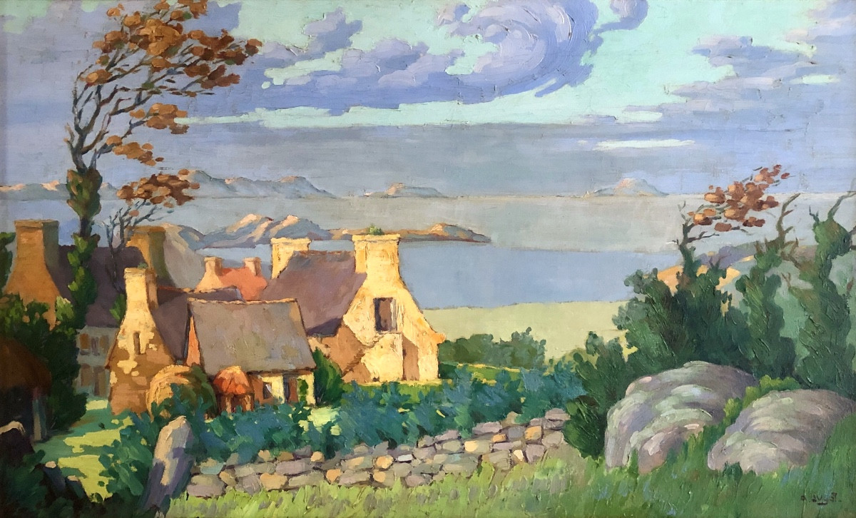 A. Guyot, The Bay Of Trégastel And The Seven Islands At The Beginning Of The 20th Century