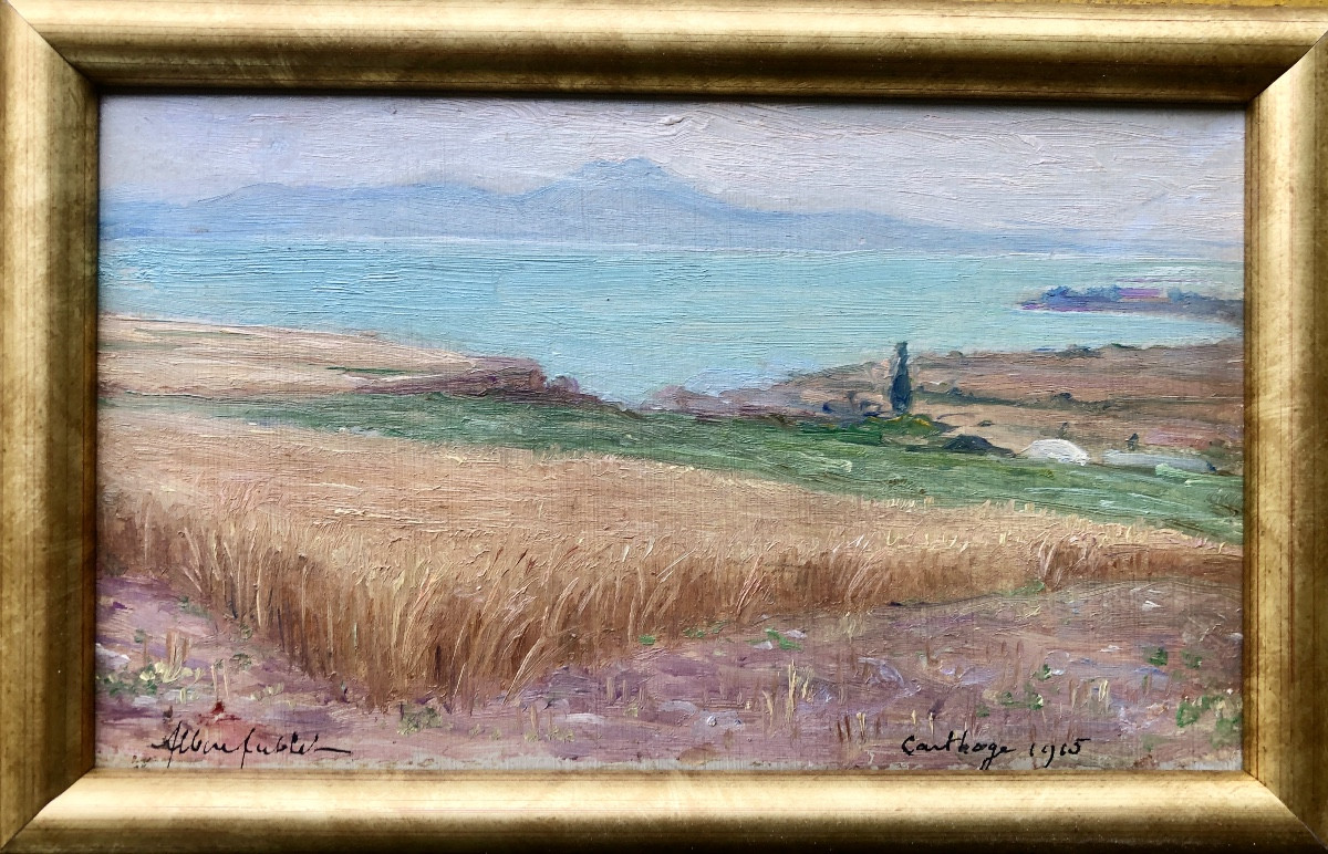 Albert Aublet (1851-1938) Carthage en Tunisie 1915 