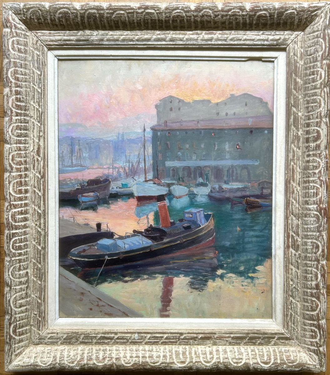 Lucien Jonas (1880-1947) The Port Of Marseille 1930