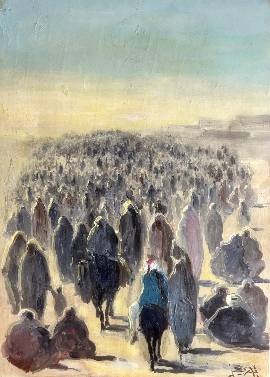 Orientalist Painting, Early 20th Century, Hst, Signature To Be Deciphered