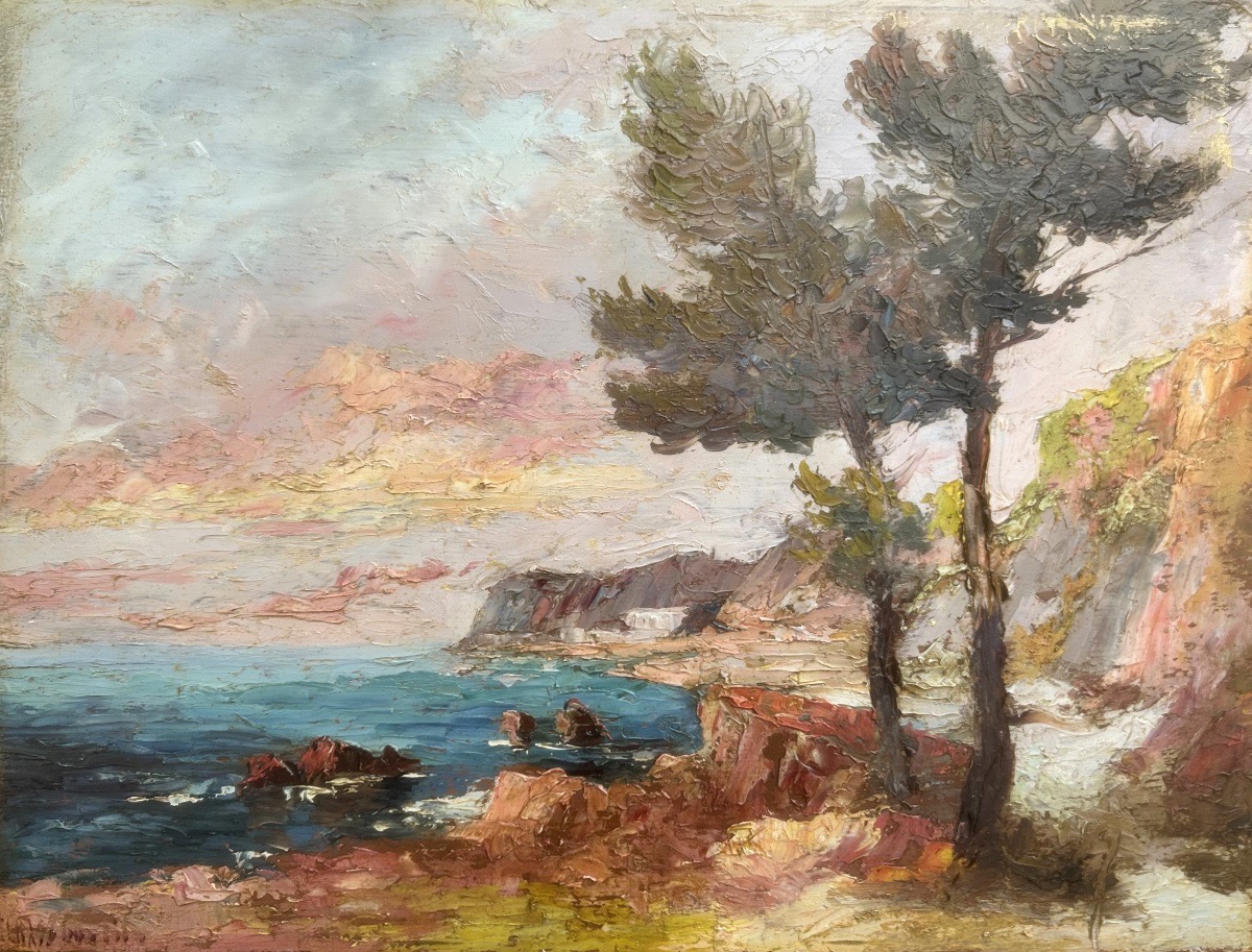 H.w Crassons (1883-1953) American Painter, South Of France 1911-photo-4