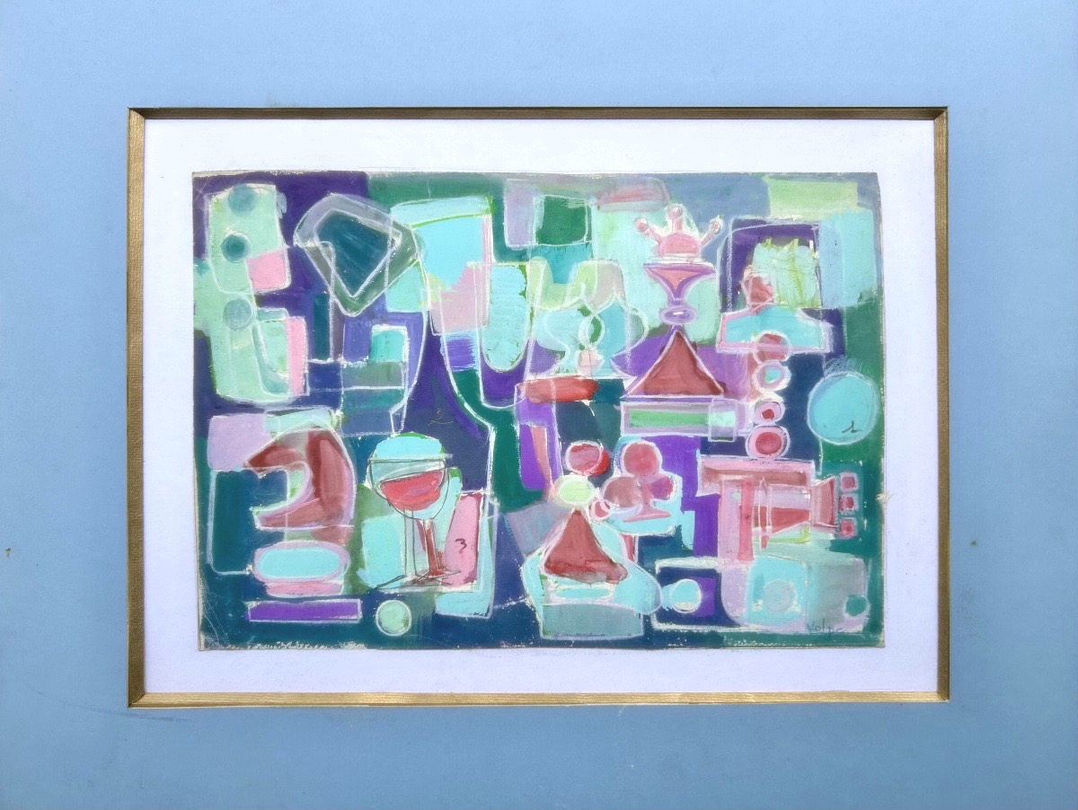 Michele Volpe (b. 1941) Cubist Composition 1960-1970