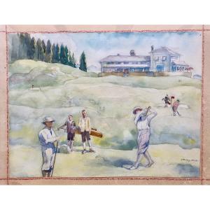 Edith Lévy (xx Century) Golf Players 1931