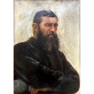 Portrait Of A Bearded Man 19th Century, Russian