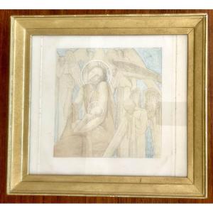 Lithographie symboliste, Art sacré, première moitié du XX siècle