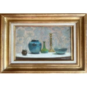 Paul Lafourcade, 20th Century, Still Life, Art Deco, 1930