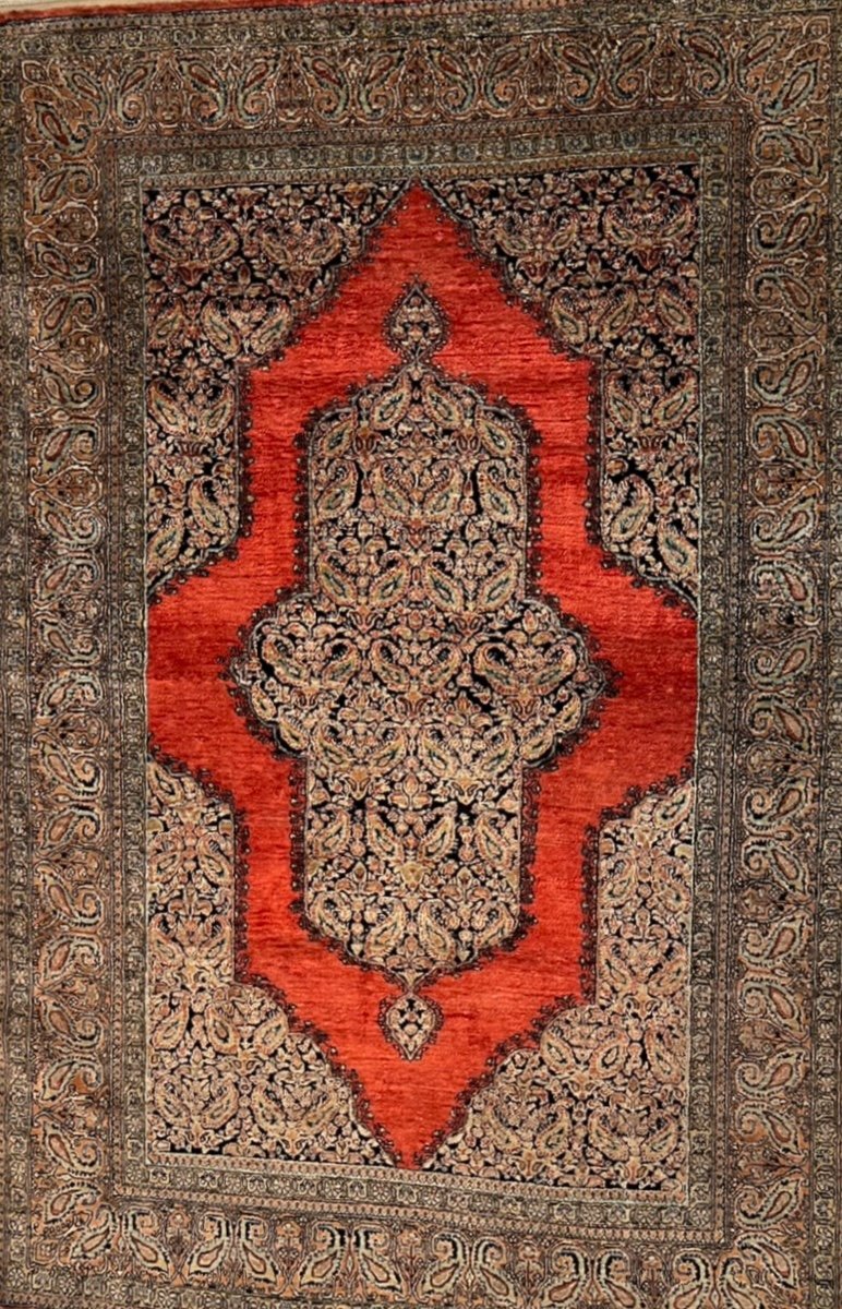 Tapis Ghoum Soie Iran 165 X 110