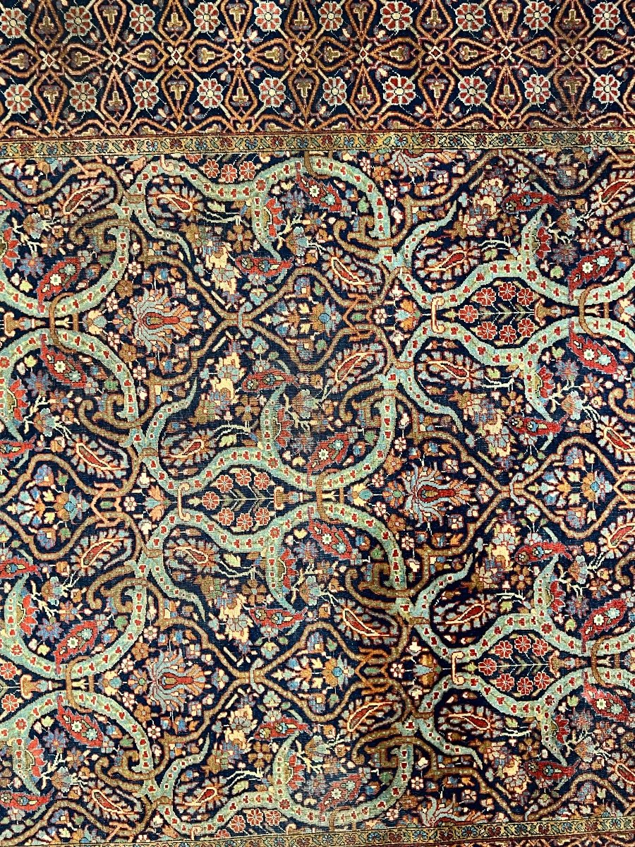 Tapis Kachan Iran Vers 1900 -photo-1