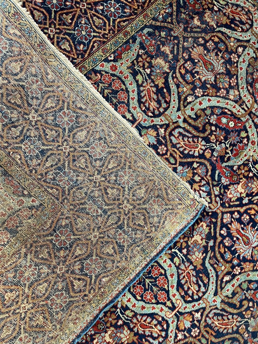 Tapis Kachan Iran Vers 1900 -photo-2