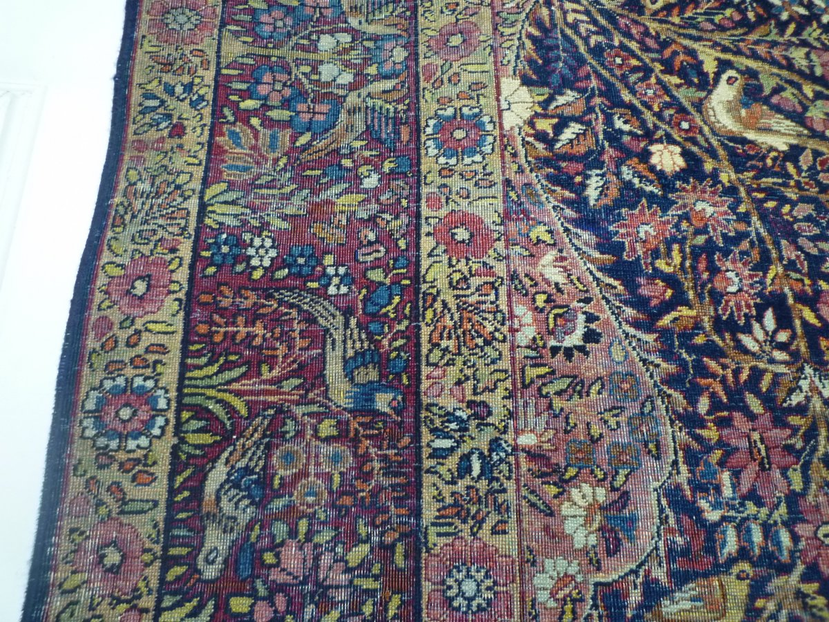 Tapis Kirman Vers 1900-photo-2