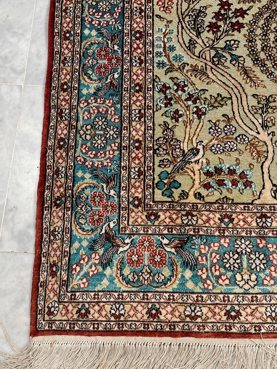 Tapis Turc  En Soie  153 Cm X 93cm-photo-4