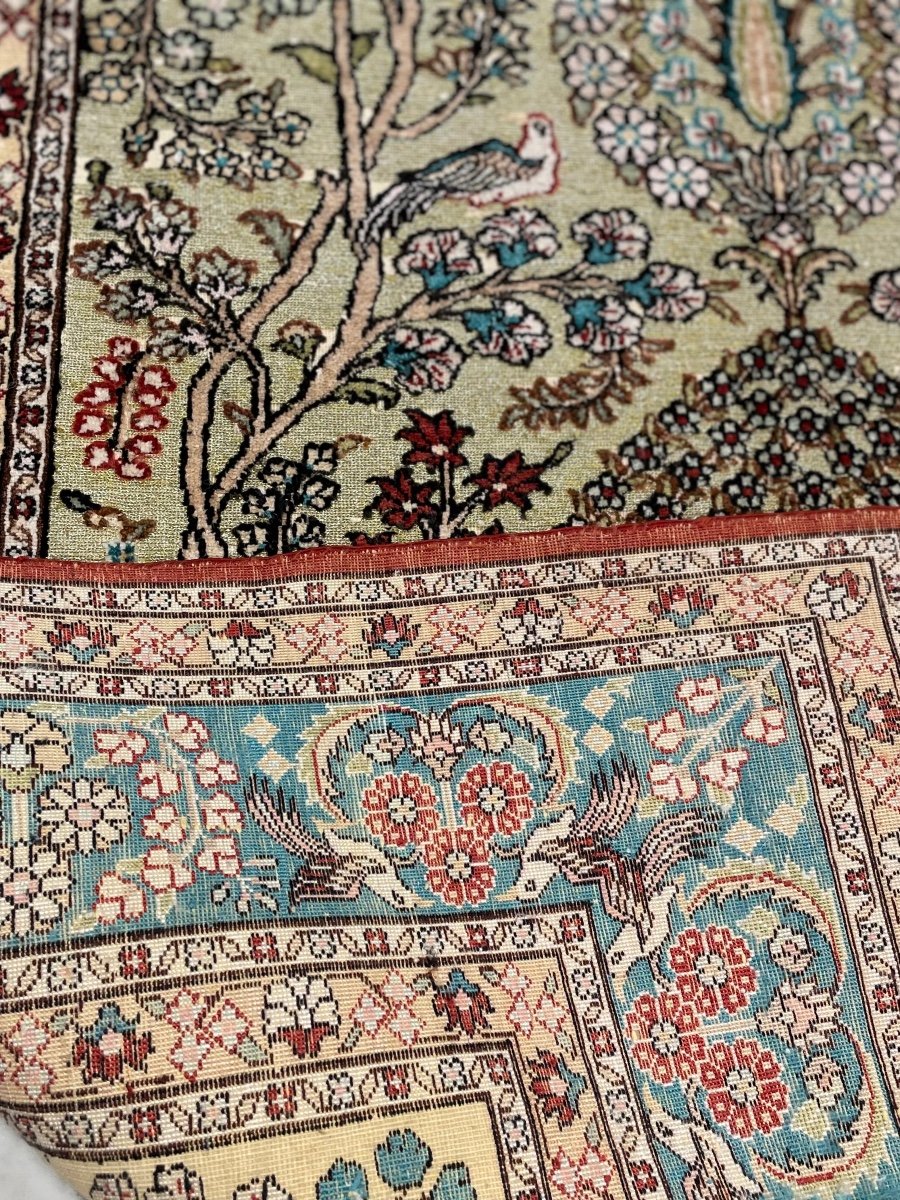 Tapis Turc  En Soie  153 Cm X 93cm-photo-5