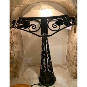 Large Wrought Iron Lamp