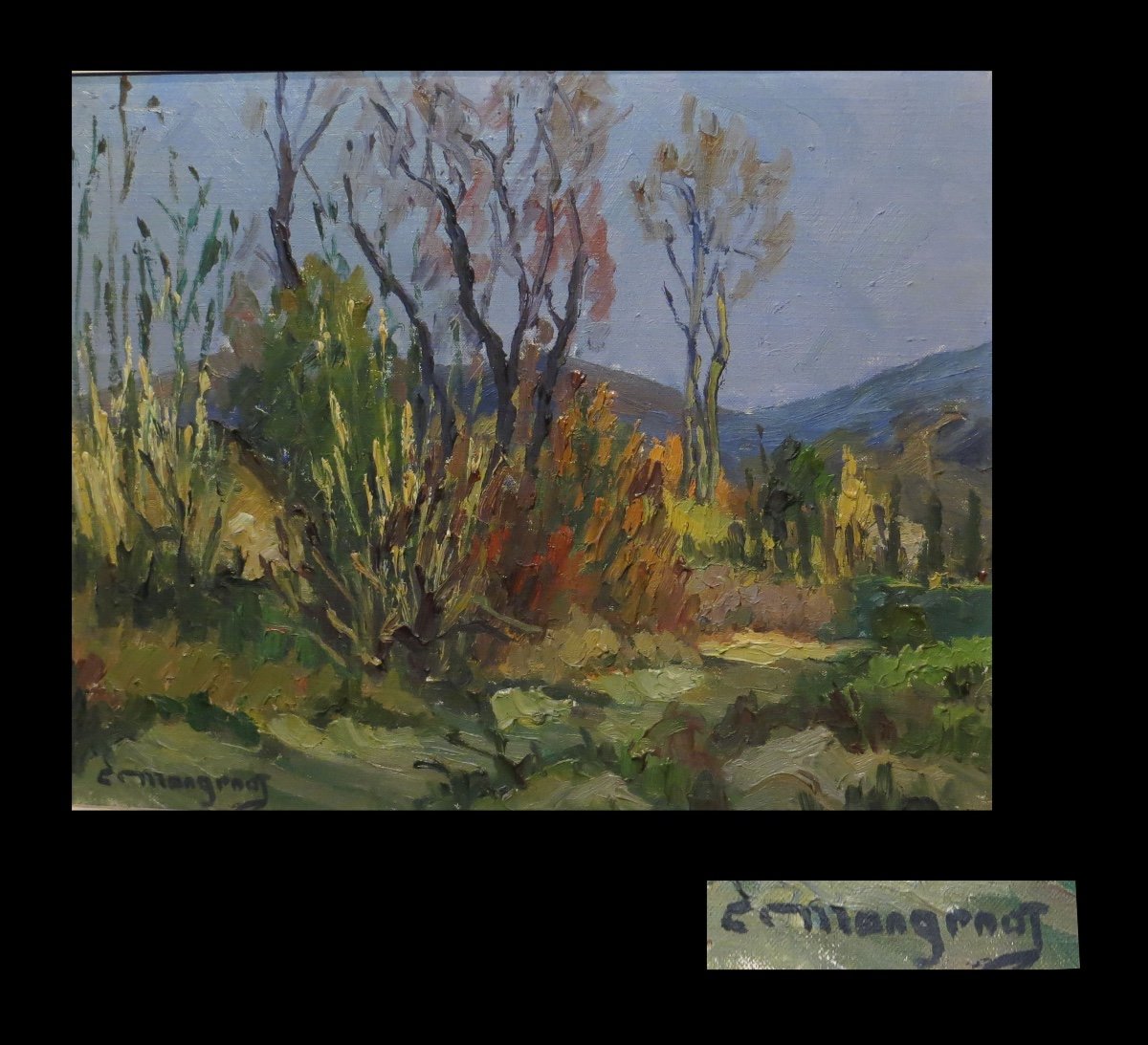 [post-impressionnisme] Emile Mangenot - [huile Sur Toile, Signée].-photo-2