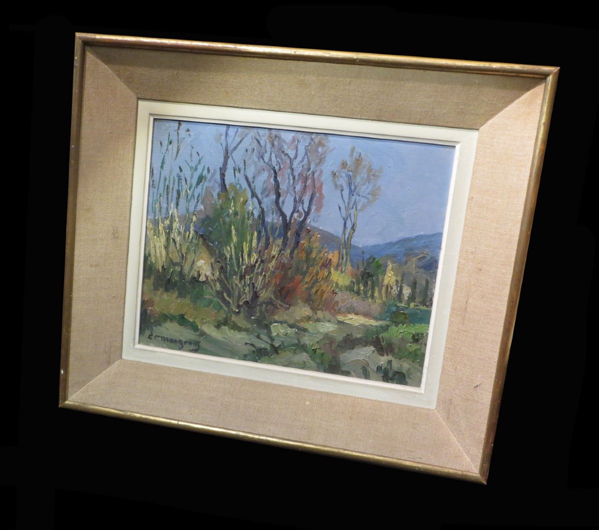 [post-impressionnisme] Emile Mangenot - [huile Sur Toile, Signée].