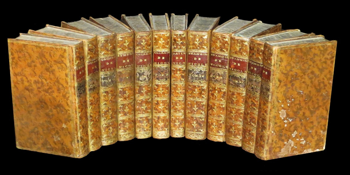 [theology Bible Jansenism Port-royal] Pierre Nicole - Theological Instructions. 1742.