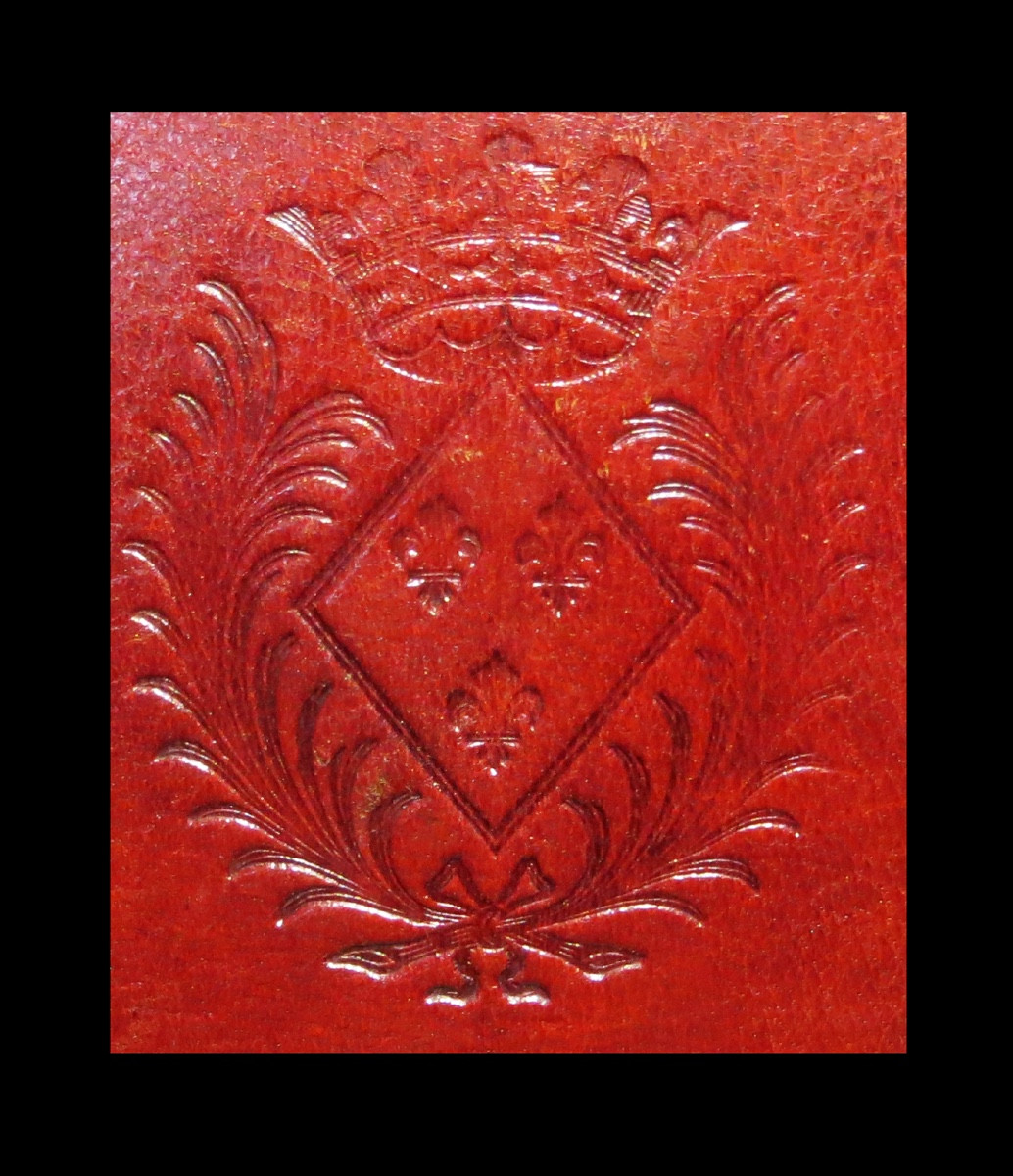 Reliure plein maroquin aux armes de Marie-Adélaïde, fille de Louis XV. 1716.