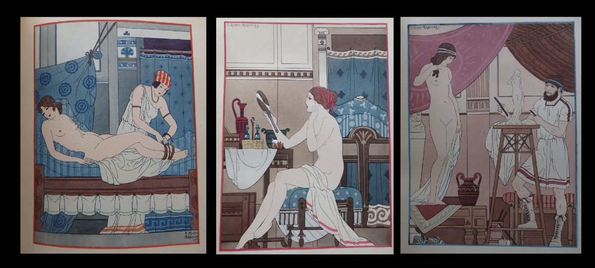 [MEDECINE Reliures ART-DECO] HIPPOCRATE / KUHN-REGNIER (ill.) - Oeuvres. Complet.-photo-4