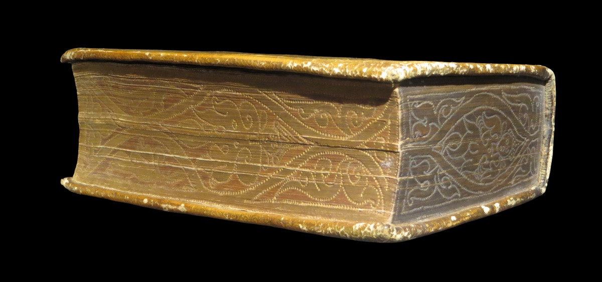 [Reliure] La Sainte Bible. Impression de 1567 par François ESTIENNE.-photo-3