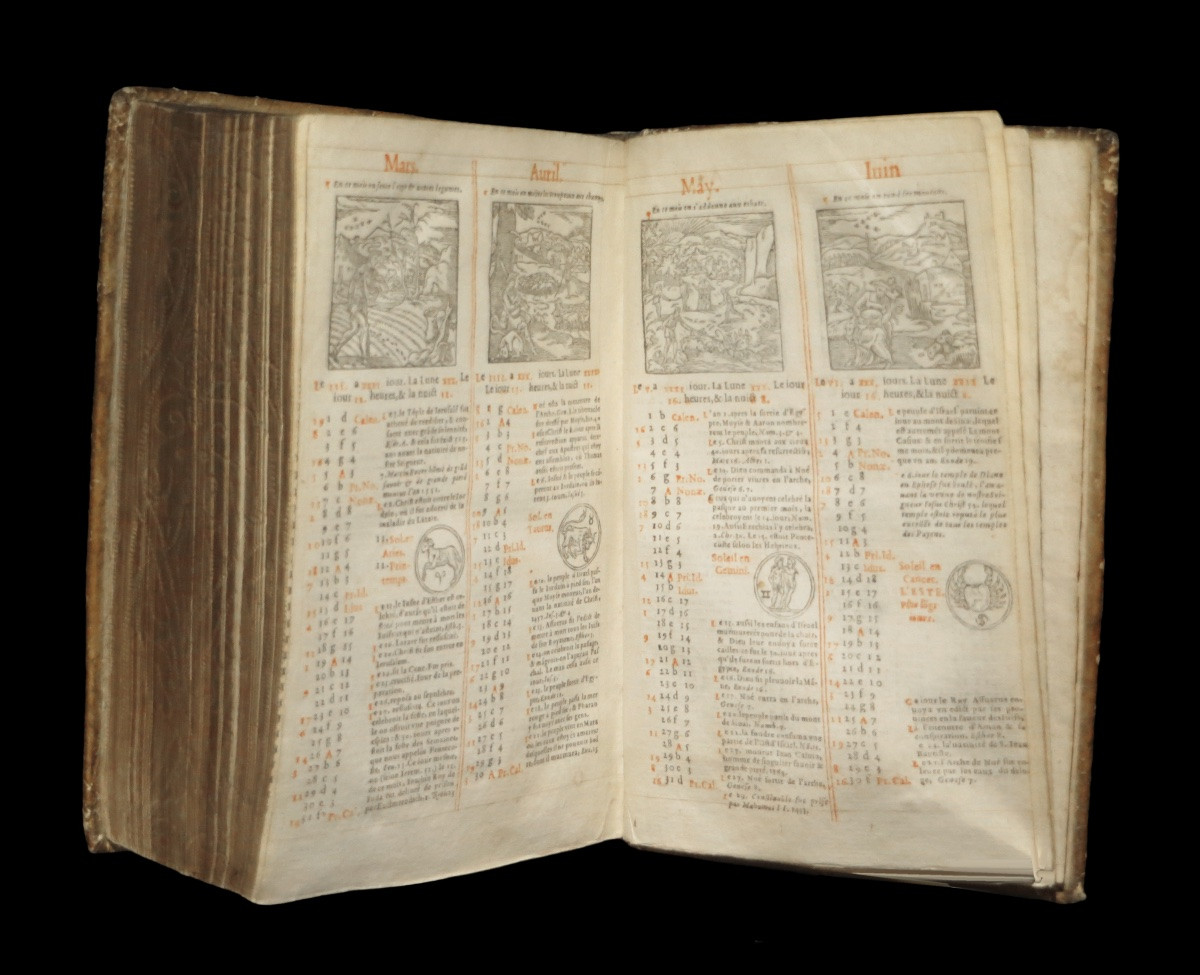 [Reliure] La Sainte Bible. Impression de 1567 par François ESTIENNE.-photo-1