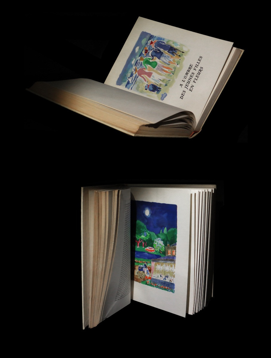 Cartonnage BONET PRASSINOS] PROUST / Van DONGEN (ill.) - A la Recherche du temps perdu. Complet-photo-3