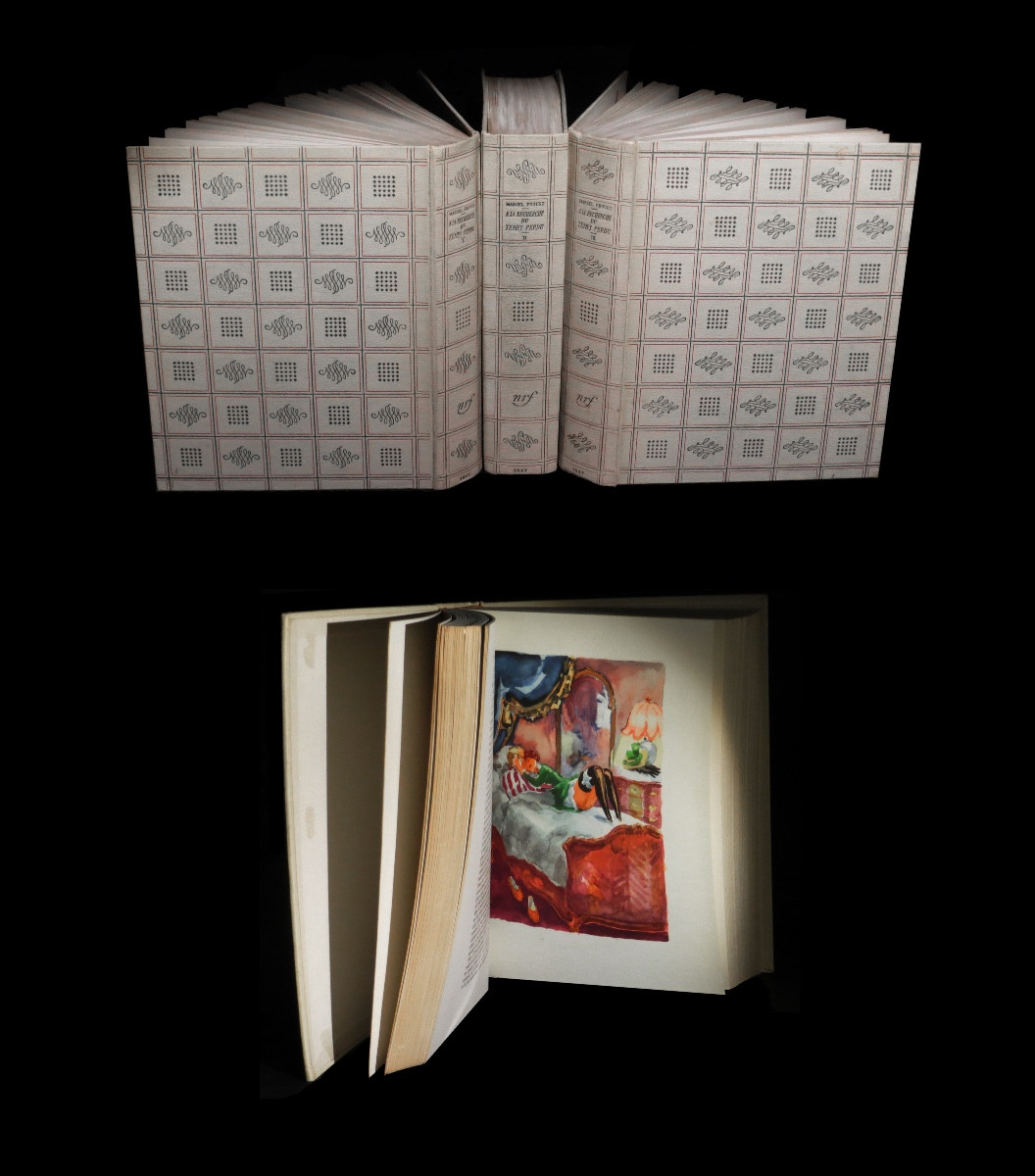 Cartonnage BONET PRASSINOS] PROUST / Van DONGEN (ill.) - A la Recherche du temps perdu. Complet